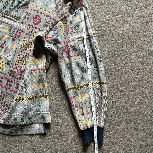 Vintage American Eagle Long Sleeve Polo Shirt Mens Large Holiday Christmas Theme - Picture 13 of 16